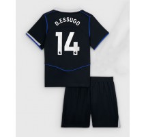 Chelsea Dario Essugo #14 Koszulka Trzecia dzieci 2025-26 Krótki Rękaw (+ krótkie spodenki)